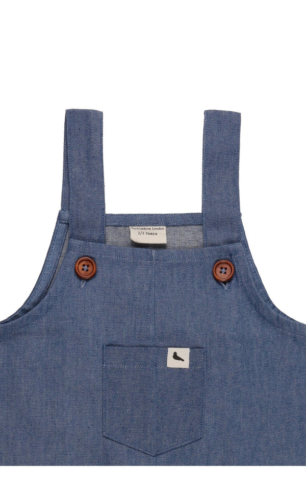 Denim Easy Fit Overalls