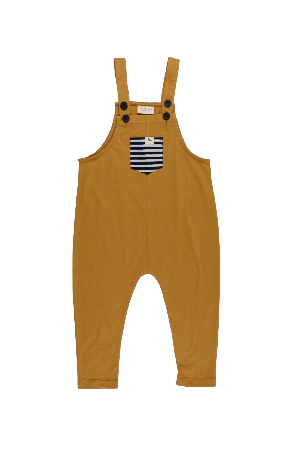 Mustard Easy Fit Overalls