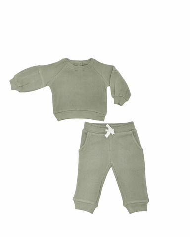 Olive Waffle Set