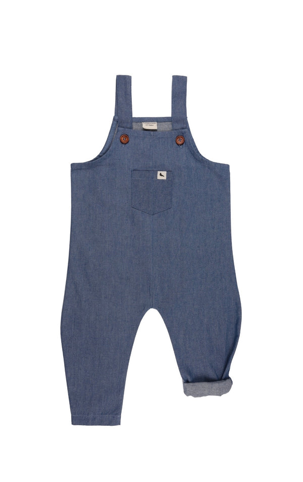 Denim Easy Fit Overalls