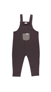 Charcoal Easy Fit Overalls