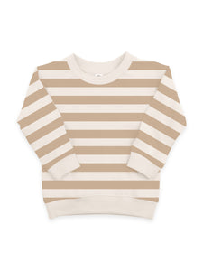 Portland Pullover - Tan Ely Stripe