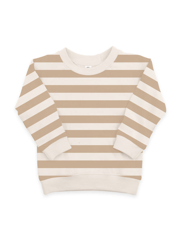 Portland Pullover - Tan Ely Stripe