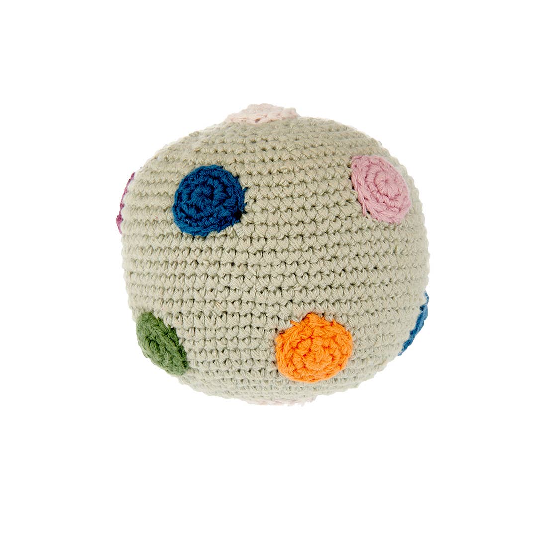 Organic Ball Rattle Modern Spotty