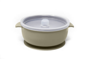 The Dearest Grey Baby Suction Bowl