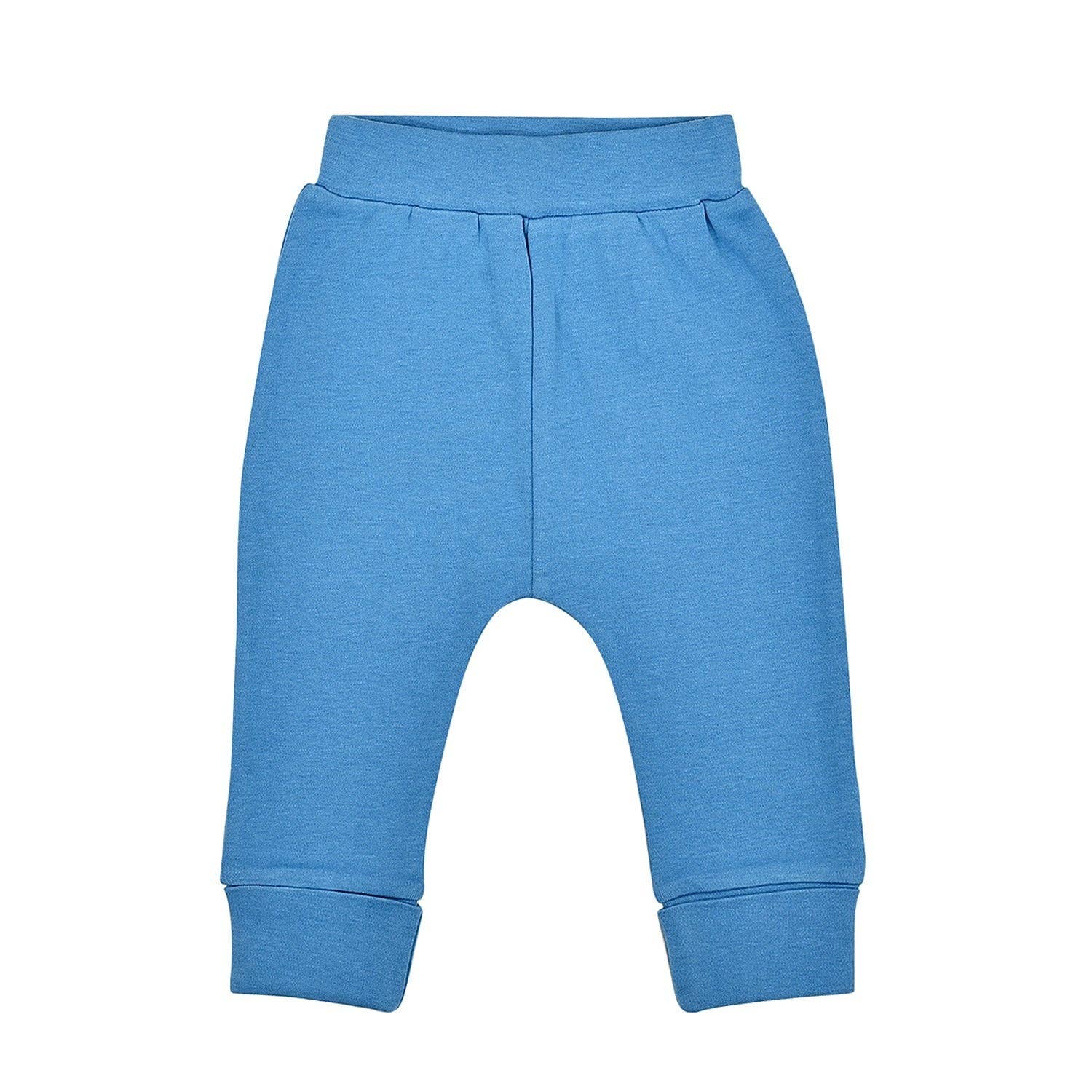 cuffed pants ripple blue