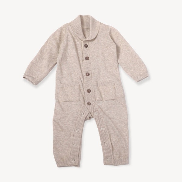 Earthy Knit Shawl Coverall