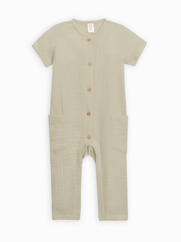 Nils Muslin Button Romper