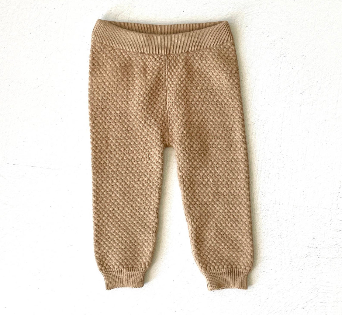 Brown Knit Pants