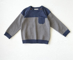 Blue Stripe Pullover