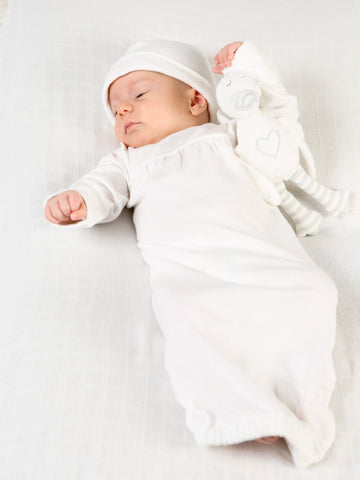 Newborn Sleeper Gown & Hat Set